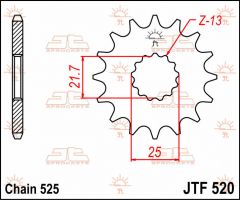 JT Sprockets Front 14T 525 - JTF520.14