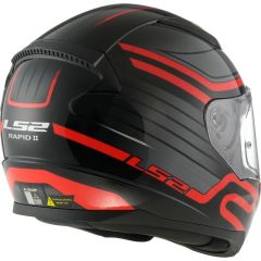 LS2 FF353 RAPID II CIRCUIT BLACK RED