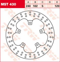 TRW BRAKE ROTOR FIX ROUND L/R