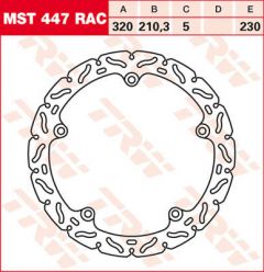 TRW BRAKE ROTOR FIX RAC L/R