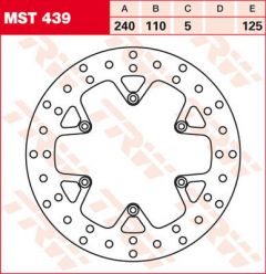 TRW BRAKE ROTOR FIX ROUND L/R