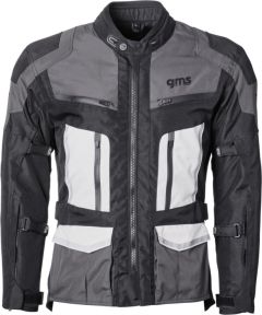 GMS Motorcycle Jacket Tigris WP black-anthracite-white