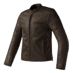 CLOVER BULLET-PRO 2 MOTORCYCLE LEATHER JACKET DARK BROWN