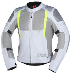 iXS Sport Jacket Trigonis-Air light Grey-Grey-neon Yellow