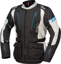 iXS Tour jacket Lorin-ST black-Light Grey-blue