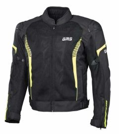 Jacket Samu Mesh black-Yellow