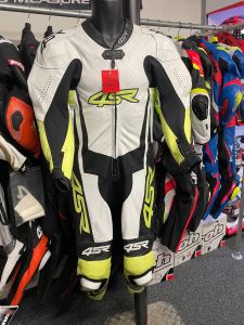 4SR Racing Suit WhiteYellow 48