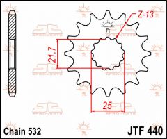 JT Sprockets Front 15T 532 - JTF440.15