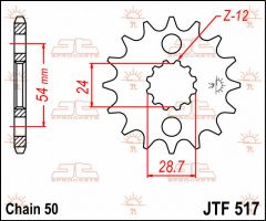 JT Sprockets Front 16T 530 - JTF517.16