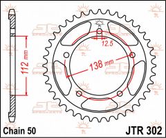 JT Sprockets Rear 41T 530 - JTR302.41